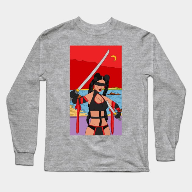 Two of Weapons Long Sleeve T-Shirt by MyNameisAlex